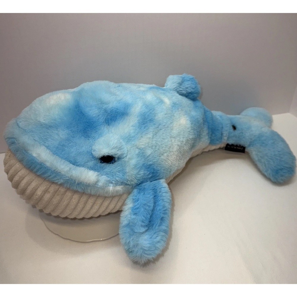 FAO Schwarz 17" Whale glowing LEDs w/ magical Sounds Toy Plush huggable friend